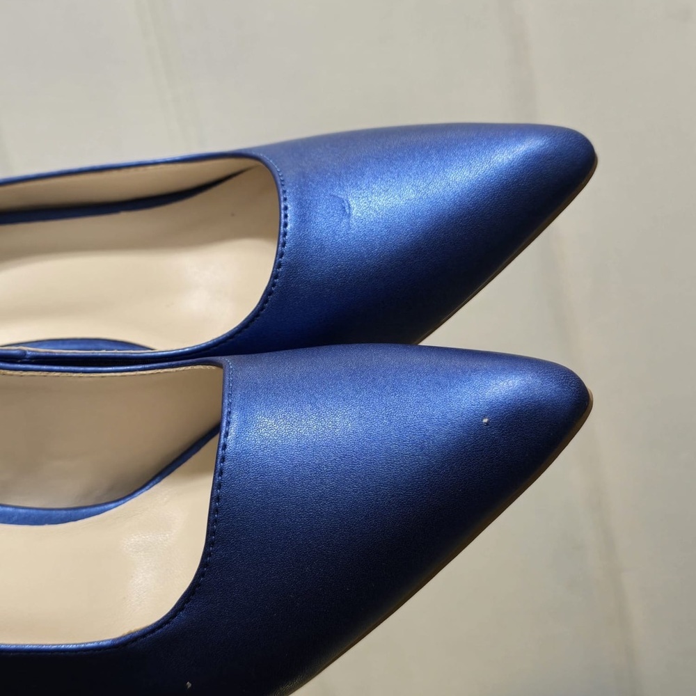 Halston Heritage Royal Blue Stiletto Pencil High Heels Size 6✌️ - Picture 6 of 7